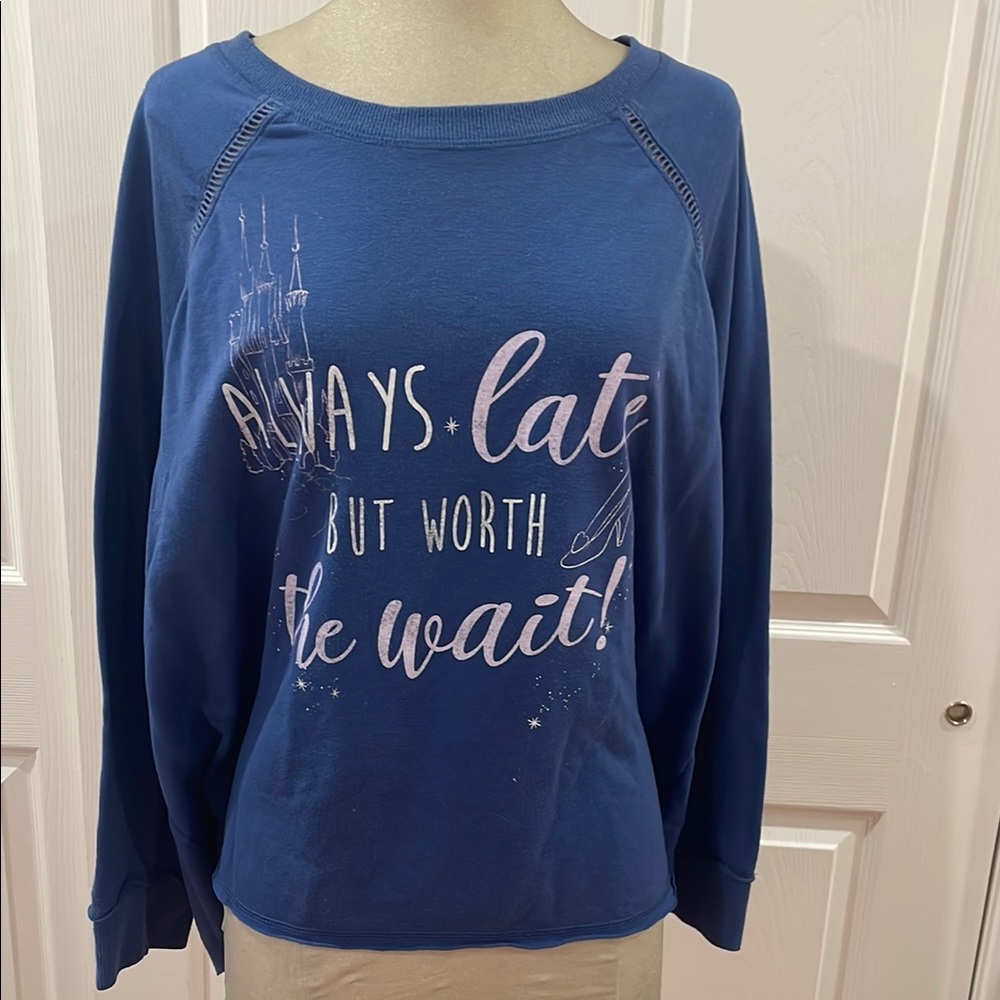 Blue Graphic Women's Top